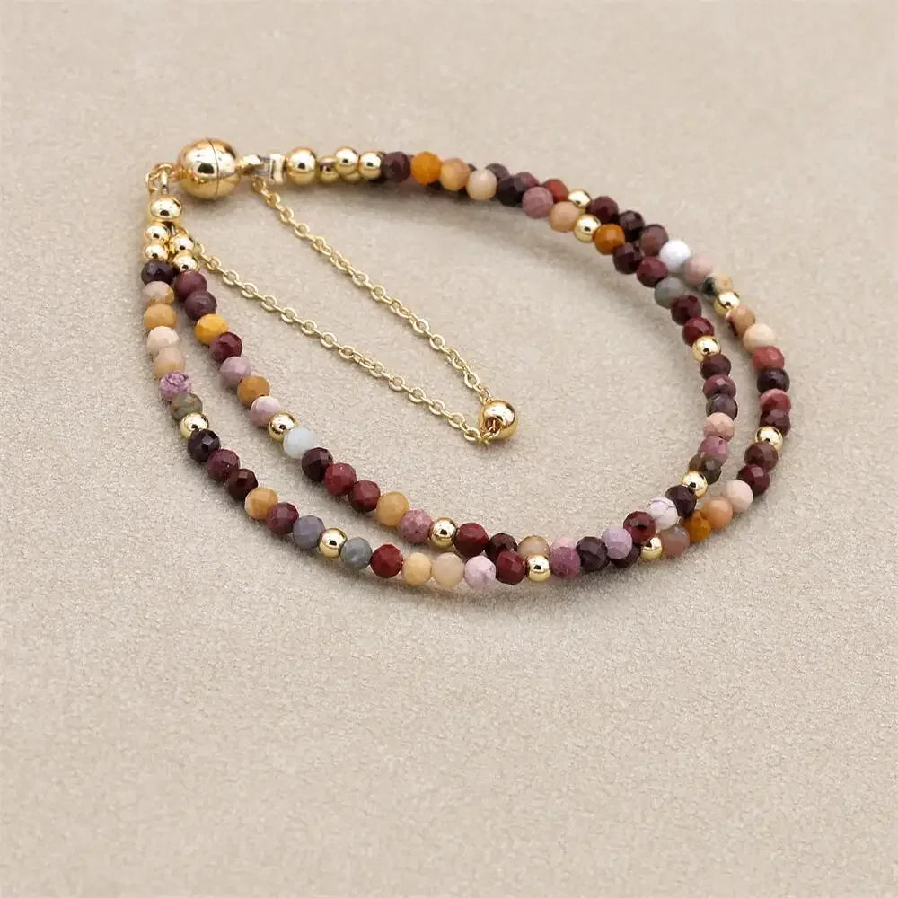 Rhodonite Beaded Bracelet