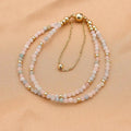 Morganite Beaded Bracelet