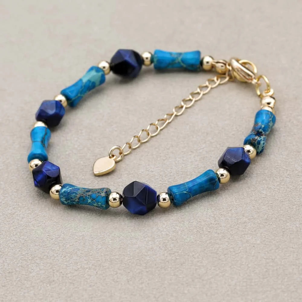 Shell Pearl & Imperial Stone Bracelet