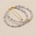 Labradorite Beaded Bracelet