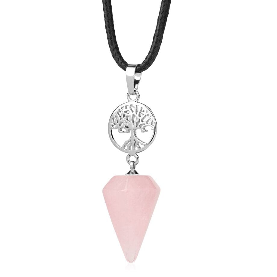 Rosenquarz Kette Viviana